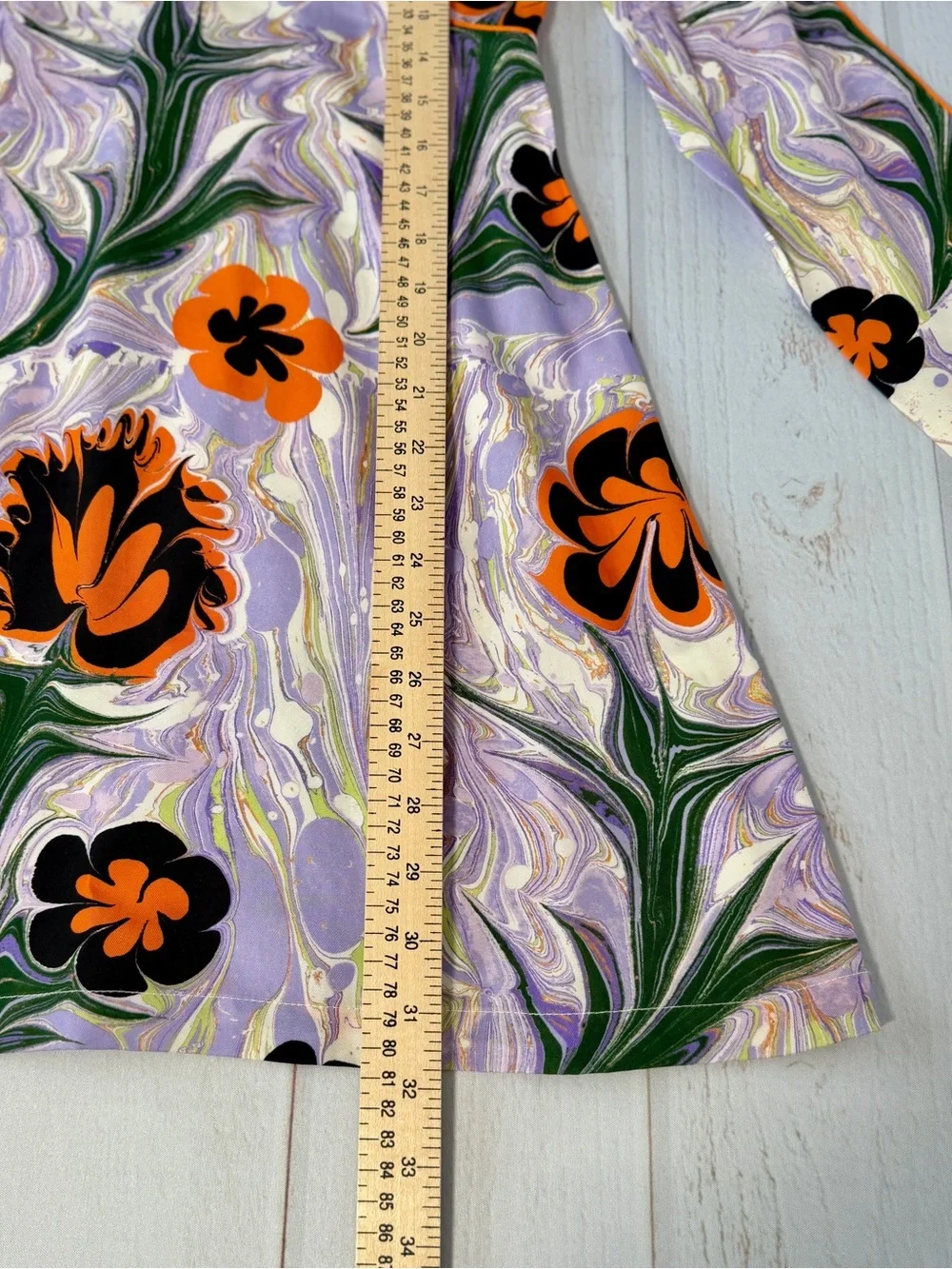 Untitled in Motion Floral Mini Dress XS Tencel Mock Neck Retro Mod NWT Summer - Picture 9 of 13